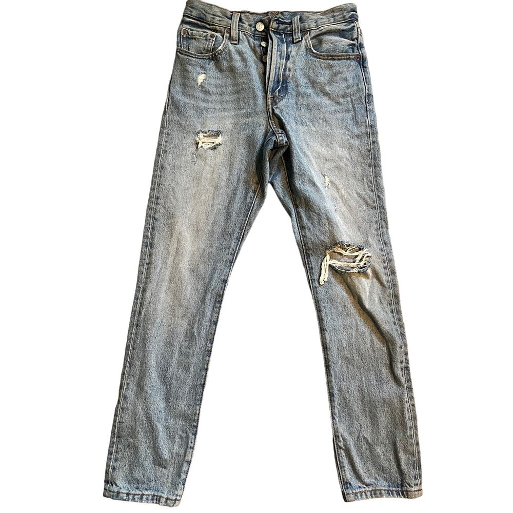 Levi's 501 skinny jeans button fly size 24